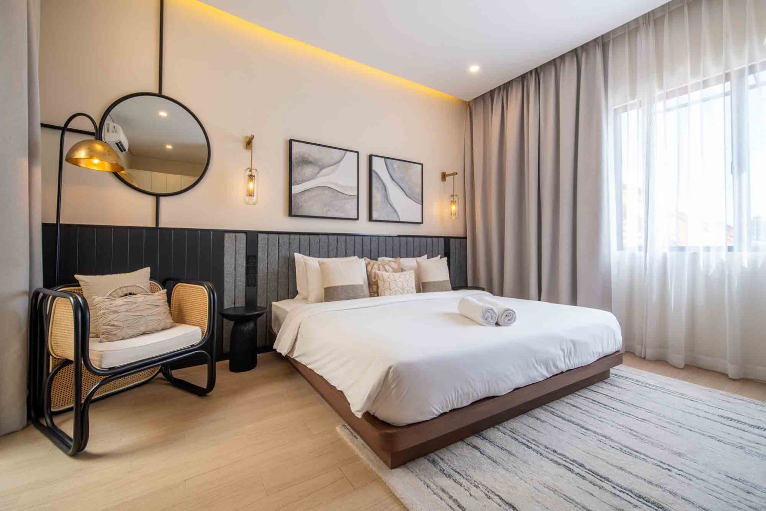 Bedrooms, view 1